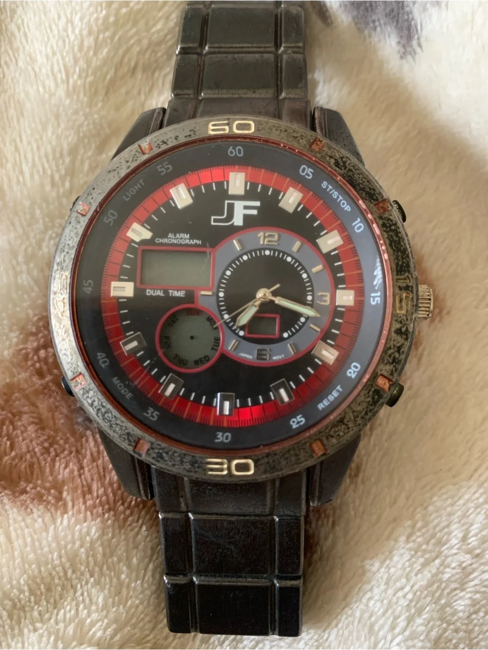 JOEFOX The Commander dual-display vintage chronograph
